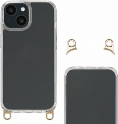 Coque avec cordon SELENCIA pour Apple iPhone 15 - Transparent