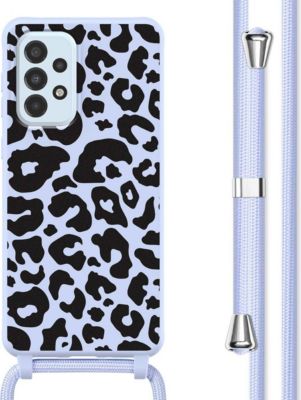 Coque avec cordon IMOSHION pour Samsung Galaxy A33 - Animal Lila