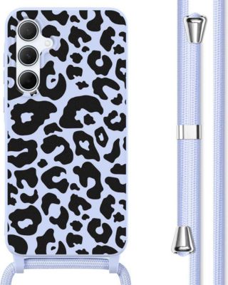 Coque avec cordon IMOSHION pour Samsung Galaxy A55 - Animal Lila