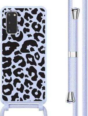Coque avec cordon IMOSHION pour Samsung Galaxy S20 - Animal Lila