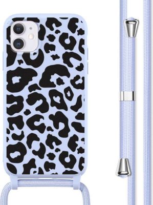 Coque avec cordon IMOSHION pour Apple iPhone 11 - Animal Lila