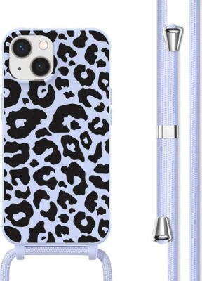Coque avec cordon IMOSHION pour Apple iPhone 13 - Animal Lila