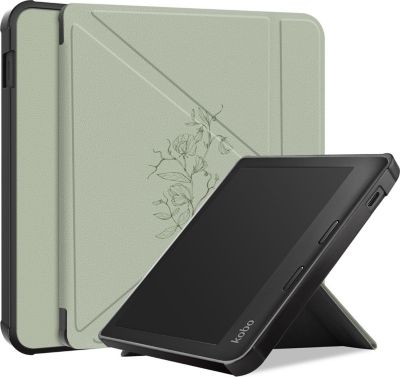 Etui IMOSHION pour Kobo Libra Colour - Floral Green