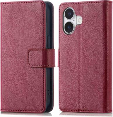 Coque étui IMOSHION pour Apple iPhone 16 - Bordeaux Coque étui IMOSHION pour Apple iPhone 16 - Bordeaux