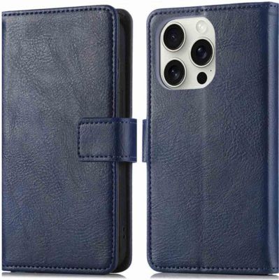 Coque étui IMOSHION pour Apple iPhone 16 Pro - Bleu foncé