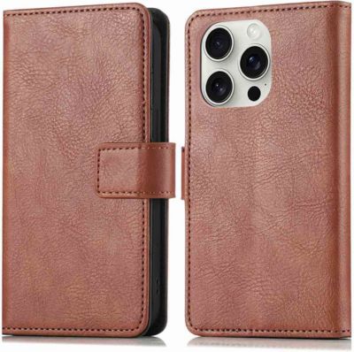 Coque étui IMOSHION pour Apple iPhone 16 Pro Max - Marron