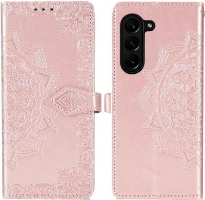 Coque étui IMOSHION pour Samsung Galaxy Z Fold 6 - Rose Doré