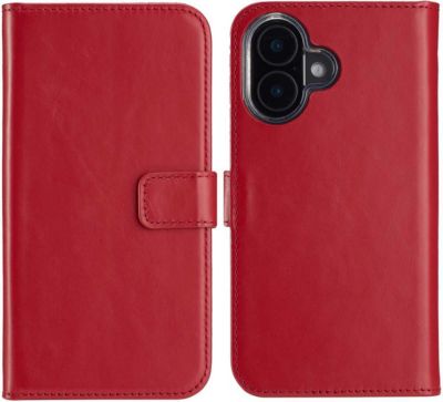 Coque étui SELENCIA pour Apple iPhone 16 - Rouge
