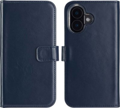 Coque étui SELENCIA pour Apple iPhone 16 Plus - Bleu Coque étui SELENCIA pour Apple iPhone 16 Plus - Bleu