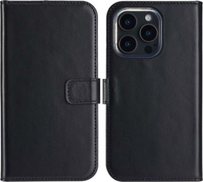 Coque étui SELENCIA pour Apple iPhone 16 Pro - Noir Coque étui SELENCIA pour Apple iPhone 16 Pro - Noir