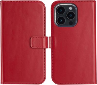 Coque étui SELENCIA pour Apple iPhone 16 Pro Max - Rouge Coque étui SELENCIA pour Apple iPhone 16 Pro Max - Rouge