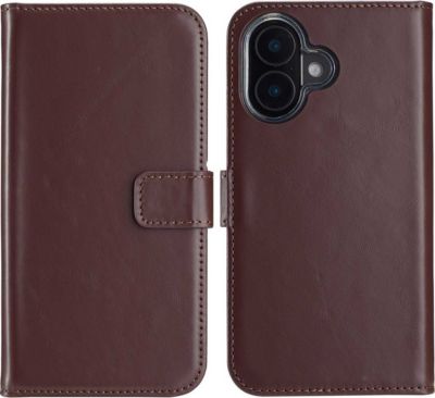 Coque étui SELENCIA pour Apple iPhone 16 - Marron Coque étui SELENCIA pour Apple iPhone 16 - Marron