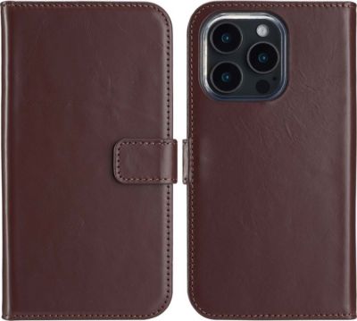 Coque étui SELENCIA pour Apple iPhone 16 Pro - Marron