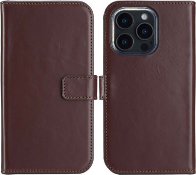 Coque étui SELENCIA pour Apple iPhone 16 Pro Max - Marron