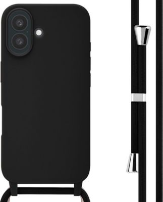Coque avec cordon IMOSHION pour Apple iPhone 16 - Noir