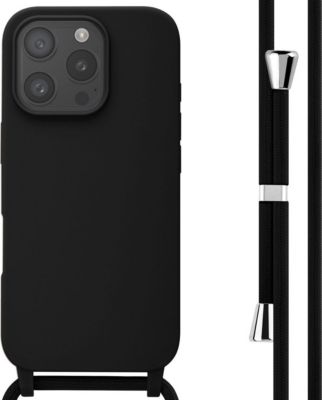 Coque avec cordon IMOSHION pour Apple iPhone 16 Pro - Noir