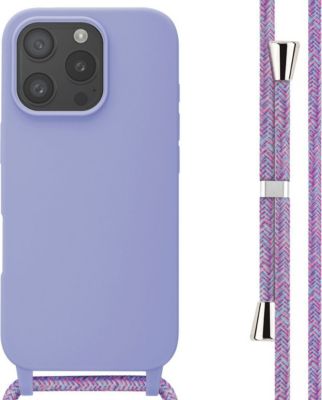 Coque avec cordon IMOSHION pour Apple iPhone 16 Pro - Violet