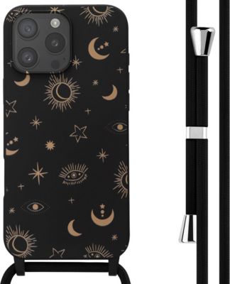 Coque avec cordon IMOSHION pour Apple iPhone 16 Pro Max - Sky Black