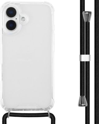 Coque avec cordon IMOSHION pour Apple iPhone 16 - Noir