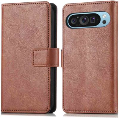 Coque étui IMOSHION pour Google Pixel 9 Pro XL - Marron