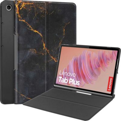 Etui IMOSHION pour Lenovo Tab Plus - Black Marble Etui IMOSHION pour Lenovo Tab Plus - Black Marble