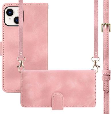 Etui avec cordon IMOSHION pour Apple iPhone 15 - Rose