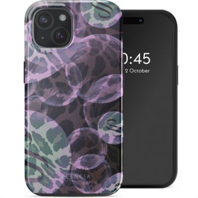 Coque SELENCIA pour Apple iPhone 15 - Leo Bubble Green