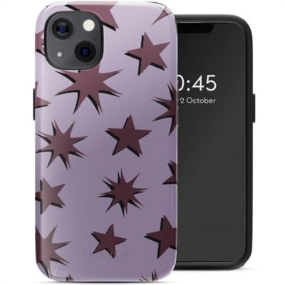 Coque SELENCIA pour Apple iPhone 13 - Stars Plum Lilac