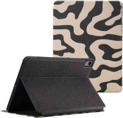 Etui SELENCIA pour iPad Air 5 (2022)  - Art Wave Black