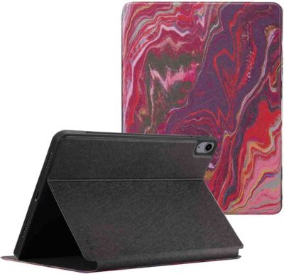 Etui SELENCIA pour iPad Air 5 (2022)  - Marble Plum