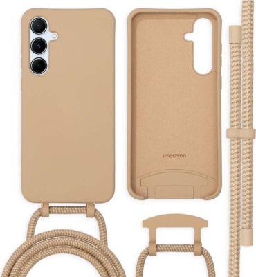 Coque avec cordon IMOSHION pour Samsung Galaxy A55 - Nude