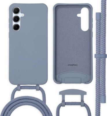 Coque avec cordon IMOSHION pour Samsung Galaxy A55 - Ash Blue