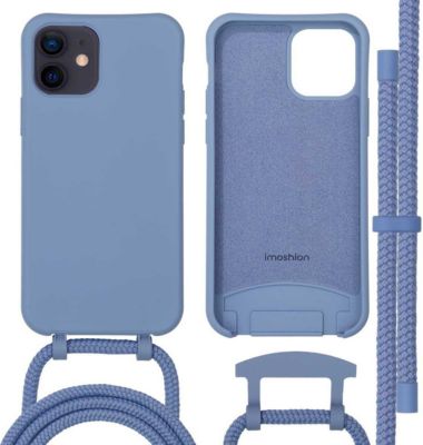 Coque avec cordon IMOSHION pour Apple iPhone 12 (Pro) - Ash Blue