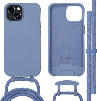 Coque avec cordon IMOSHION pour Apple iPhone 15 - Ash Blue