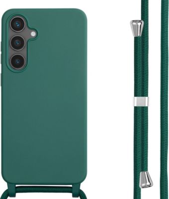 Coque avec cordon IMOSHION pour Samsung Galaxy S24 FE - Vert foncé