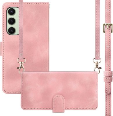 Etui avec cordon IMOSHION pour Samsung Galaxy S24 FE - Rose