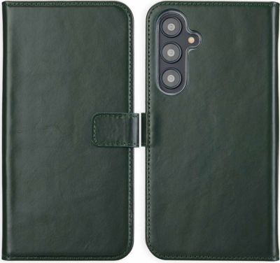 Coque étui SELENCIA pour Samsung Galaxy S24 FE - Vert