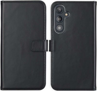 Coque étui SELENCIA pour Samsung Galaxy S24 FE - Noir