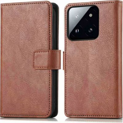 Coque étui IMOSHION pour Xiaomi 14T - Marron