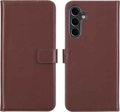 Coque étui SELENCIA pour Samsung Galaxy A16 - Marron foncé Coque étui SELENCIA pour Samsung Galaxy A16 - Marron foncé