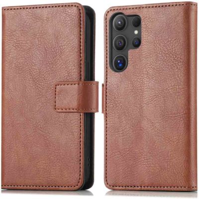Coque étui IMOSHION pour Samsung Galaxy S25 Ultra - Marron