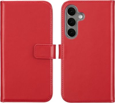Coque étui SELENCIA pour Samsung Galaxy S25 - Rouge Coque étui SELENCIA pour Samsung Galaxy S25 - Rouge