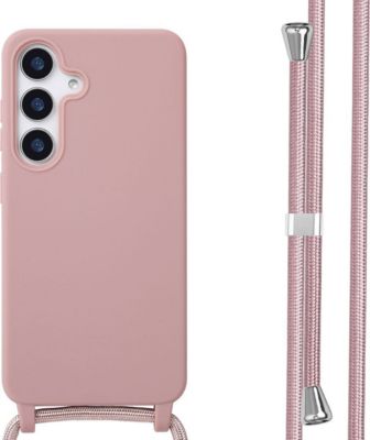 Coque avec cordon IMOSHION pour Samsung Galaxy S25 - Sand Pink