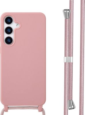 Coque avec cordon IMOSHION pour Samsung Galaxy S25 Plus - Sand Pink