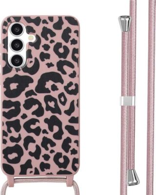Coque avec cordon IMOSHION pour Samsung Galaxy A36 - Animal Pink