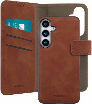 Coque étui IMOSHION pour Samsung Galaxy S25 Plus - Marron