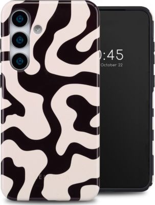 Coque SELENCIA pour Samsung Galaxy S25 - Art Wave Black