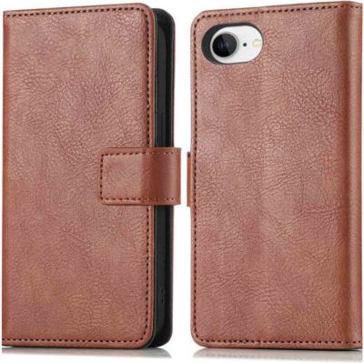 Coque étui IMOSHION pour Apple iPhone 16e - Marron Coque étui IMOSHION pour Apple iPhone 16e - Marron