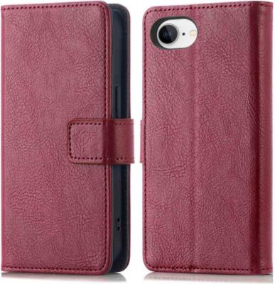 Coque étui IMOSHION pour Apple iPhone 16e - Bordeaux Coque étui IMOSHION pour Apple iPhone 16e - Bordeaux