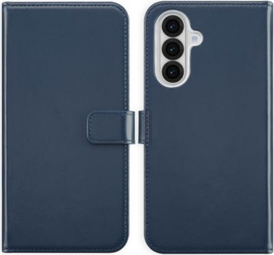 Coque étui SELENCIA pour Samsung Galaxy A36 / A56 - Bleu Coque étui SELENCIA pour Samsung Galaxy A36 / A56 - Bleu